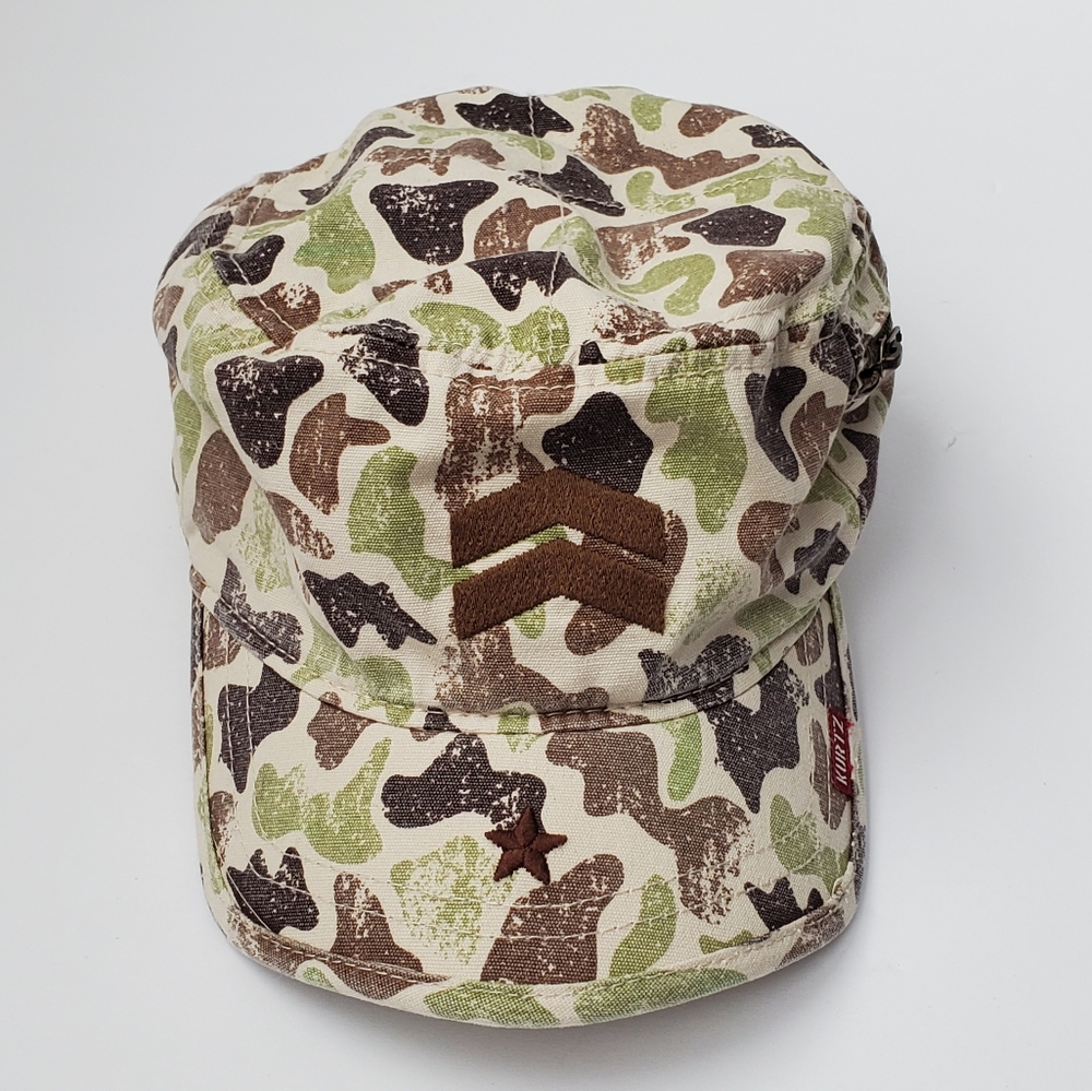 A. Kurtz Military Hat Fritz Camo Print
